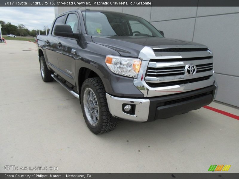 Magnetic Gray Metallic / Graphite 2017 Toyota Tundra SR5 TSS Off-Road CrewMax