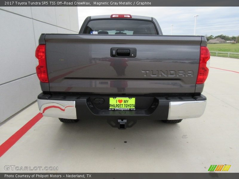 Magnetic Gray Metallic / Graphite 2017 Toyota Tundra SR5 TSS Off-Road CrewMax
