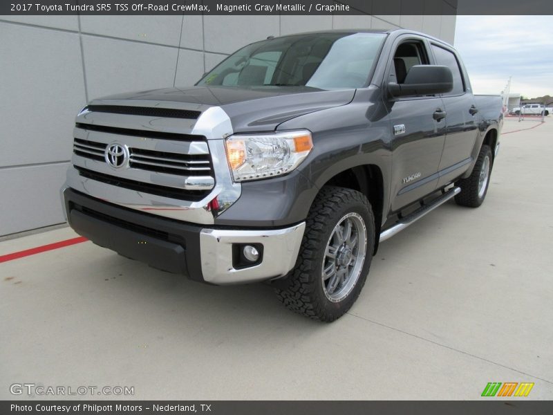 Magnetic Gray Metallic / Graphite 2017 Toyota Tundra SR5 TSS Off-Road CrewMax
