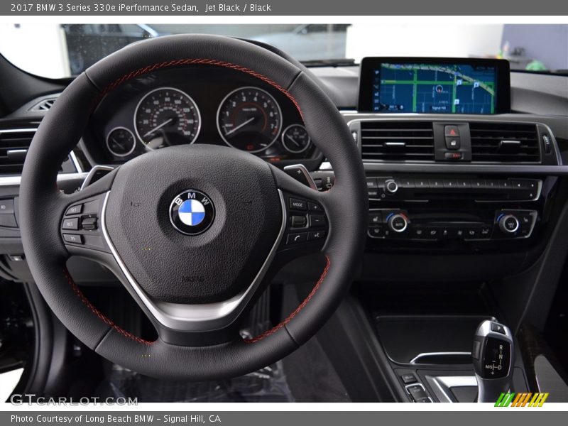 Jet Black / Black 2017 BMW 3 Series 330e iPerfomance Sedan