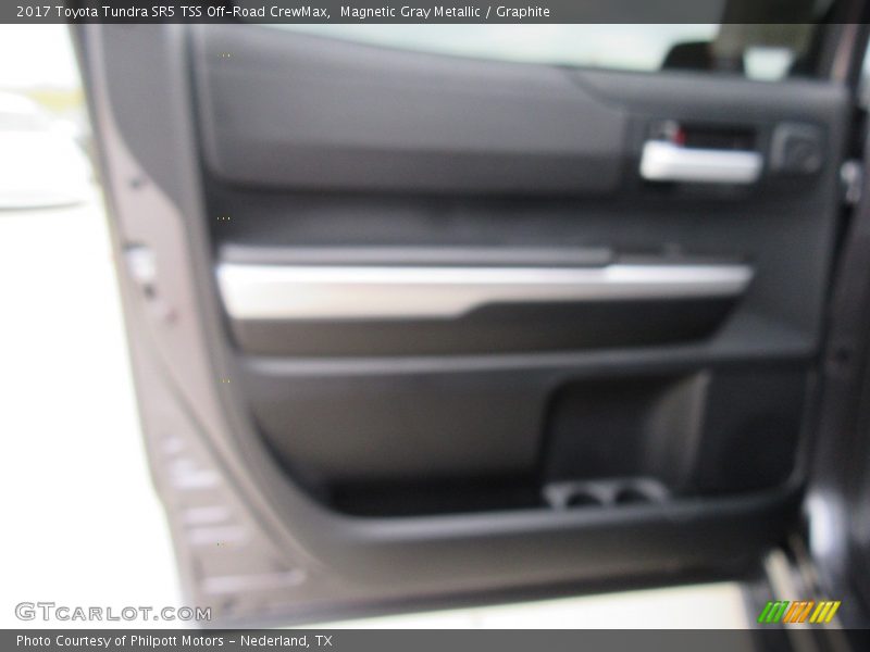 Magnetic Gray Metallic / Graphite 2017 Toyota Tundra SR5 TSS Off-Road CrewMax