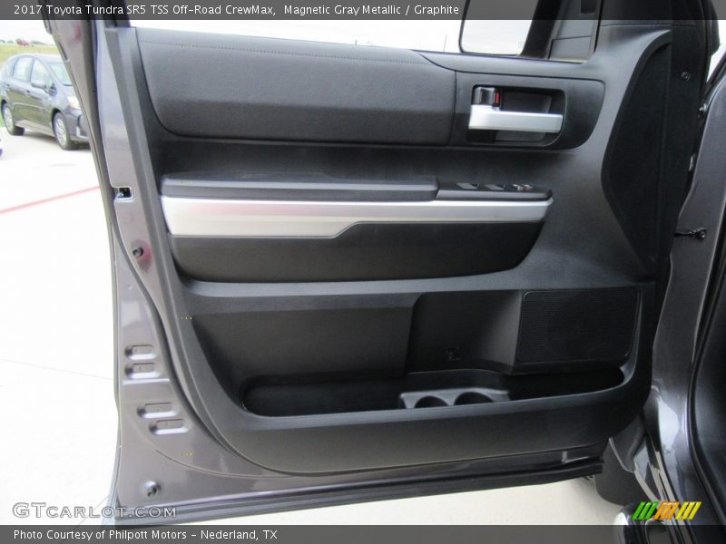 Magnetic Gray Metallic / Graphite 2017 Toyota Tundra SR5 TSS Off-Road CrewMax