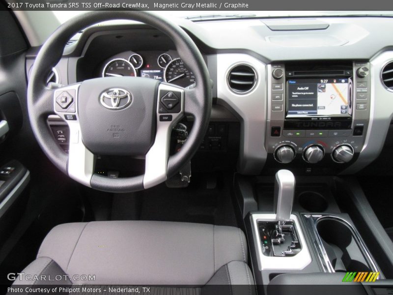 Magnetic Gray Metallic / Graphite 2017 Toyota Tundra SR5 TSS Off-Road CrewMax