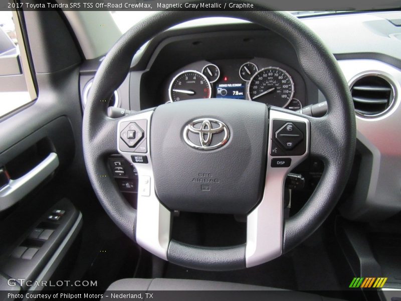 Magnetic Gray Metallic / Graphite 2017 Toyota Tundra SR5 TSS Off-Road CrewMax