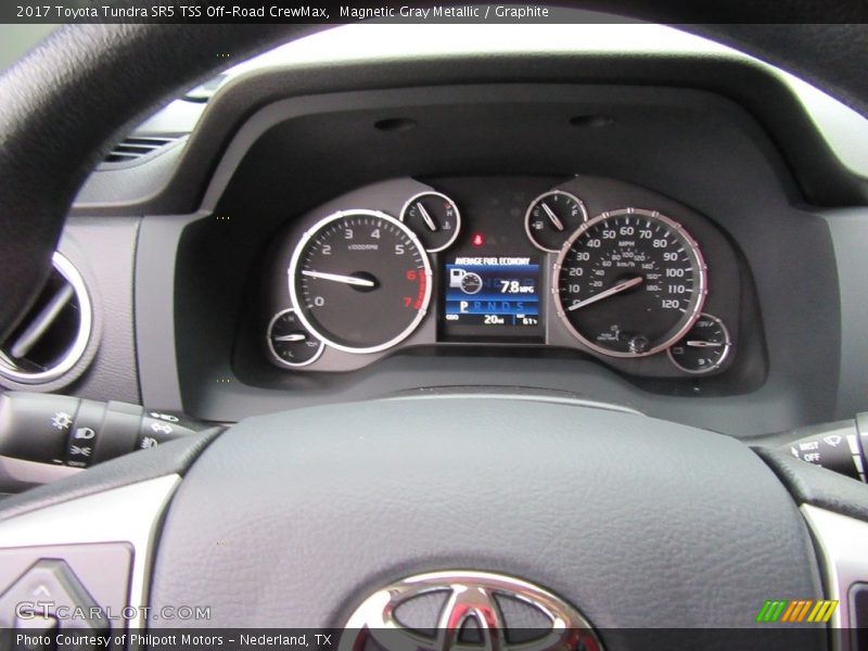 Magnetic Gray Metallic / Graphite 2017 Toyota Tundra SR5 TSS Off-Road CrewMax
