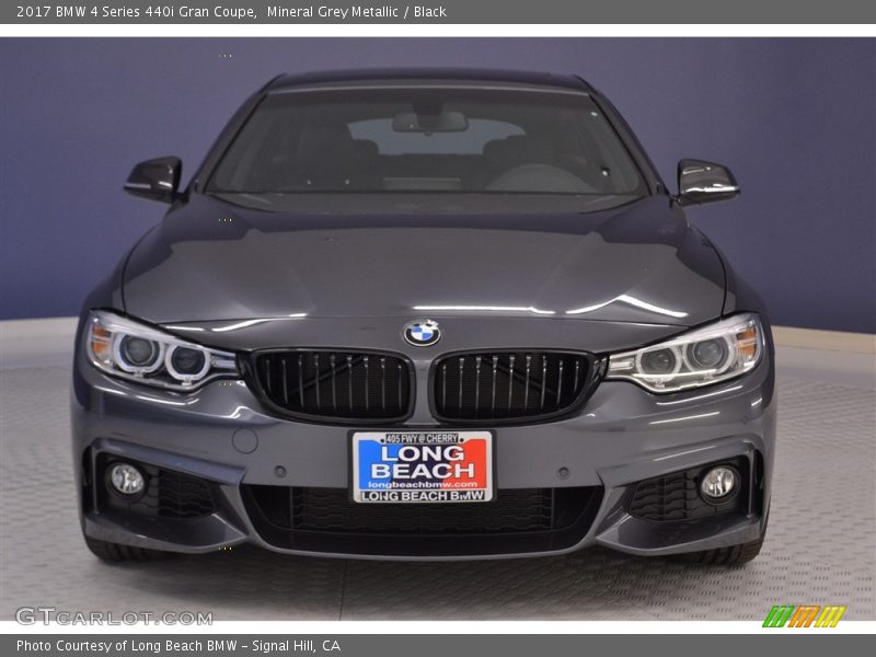 Mineral Grey Metallic / Black 2017 BMW 4 Series 440i Gran Coupe