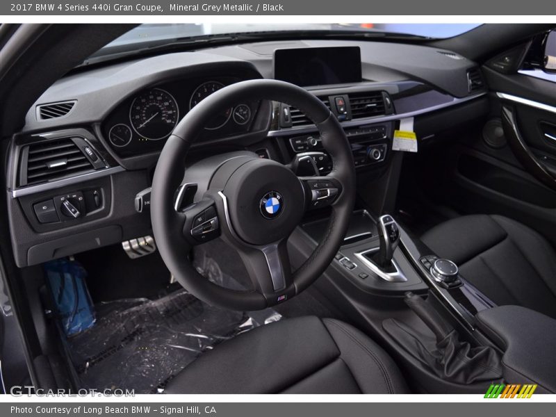 Mineral Grey Metallic / Black 2017 BMW 4 Series 440i Gran Coupe