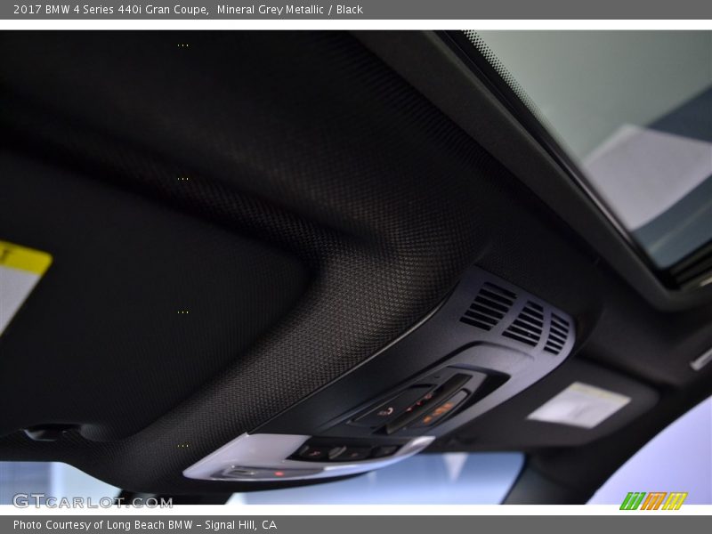 Mineral Grey Metallic / Black 2017 BMW 4 Series 440i Gran Coupe