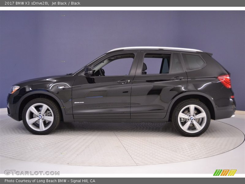 Jet Black / Black 2017 BMW X3 sDrive28i
