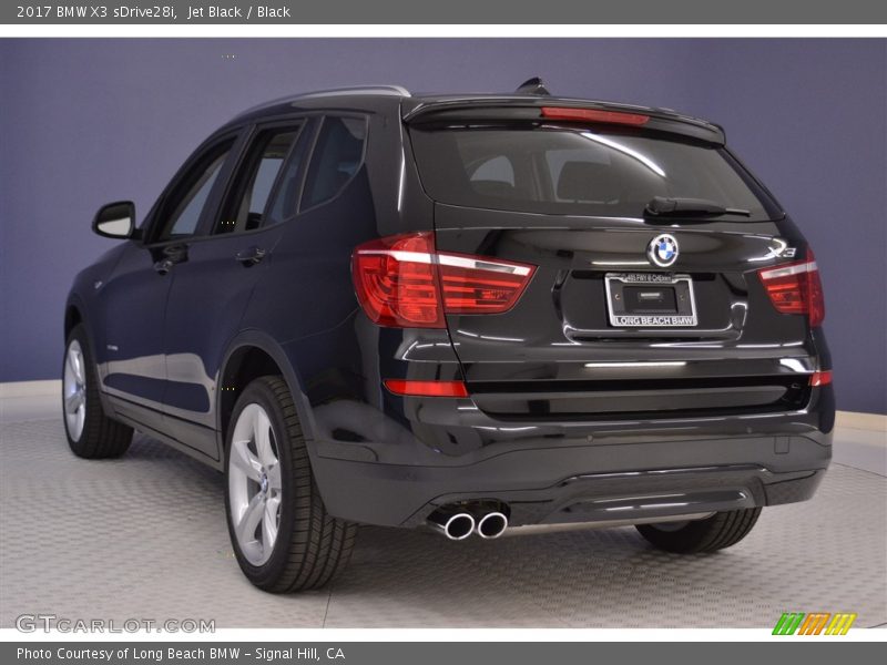 Jet Black / Black 2017 BMW X3 sDrive28i