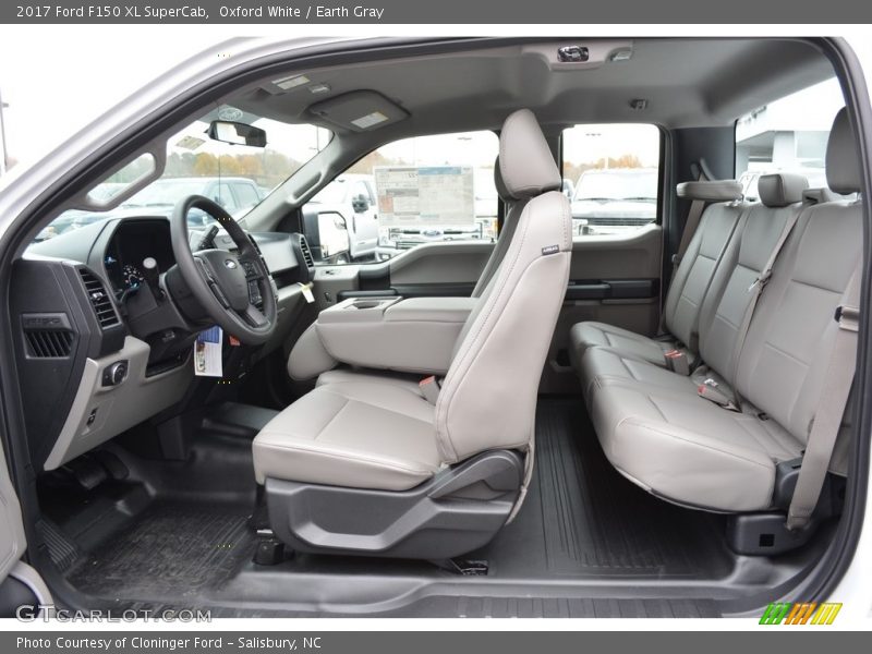 Oxford White / Earth Gray 2017 Ford F150 XL SuperCab