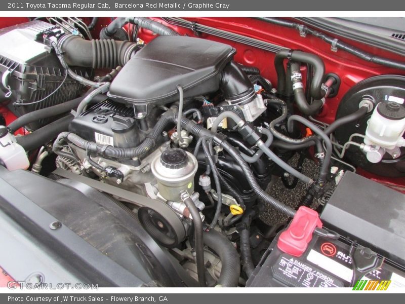 Barcelona Red Metallic / Graphite Gray 2011 Toyota Tacoma Regular Cab
