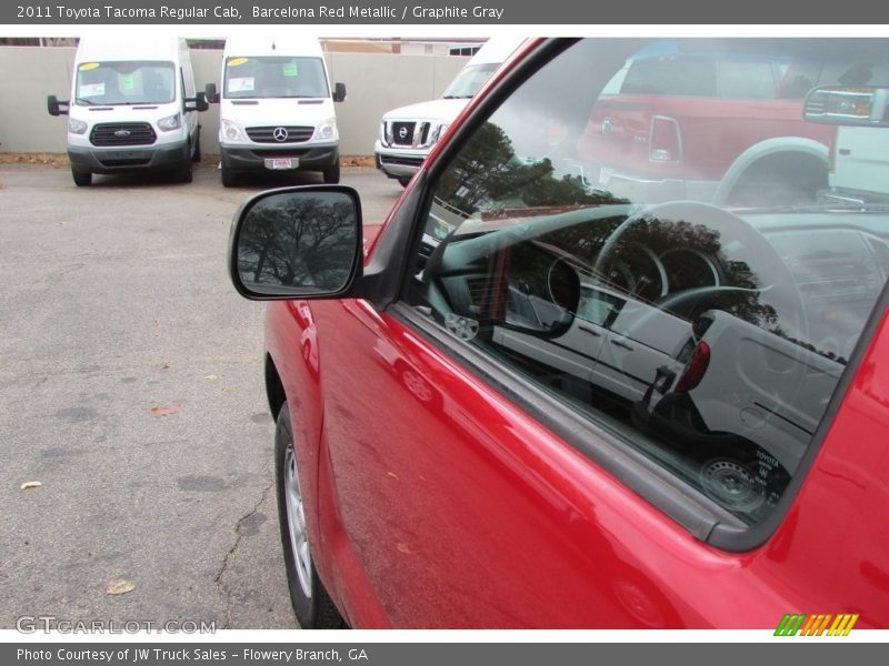 Barcelona Red Metallic / Graphite Gray 2011 Toyota Tacoma Regular Cab