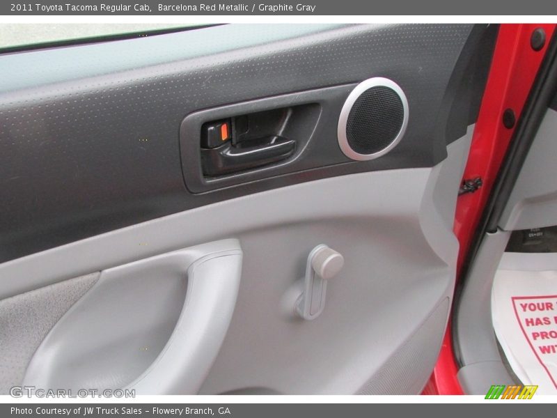 Barcelona Red Metallic / Graphite Gray 2011 Toyota Tacoma Regular Cab