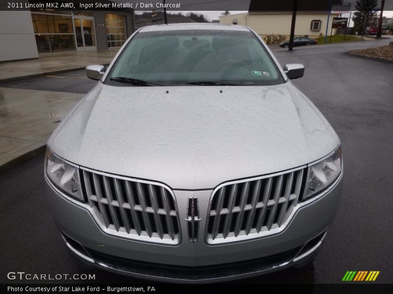 Ingot Silver Metallic / Dark Charcoal 2011 Lincoln MKZ AWD