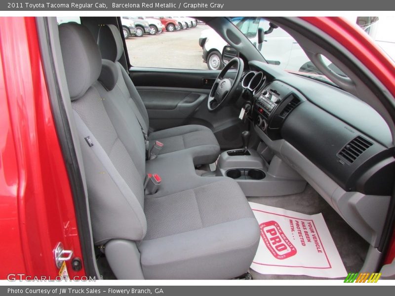 Barcelona Red Metallic / Graphite Gray 2011 Toyota Tacoma Regular Cab