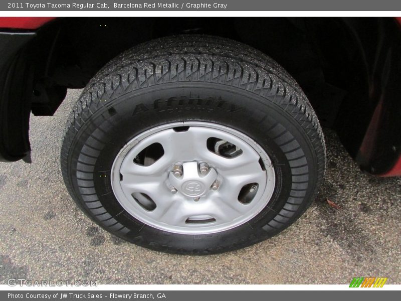 Barcelona Red Metallic / Graphite Gray 2011 Toyota Tacoma Regular Cab