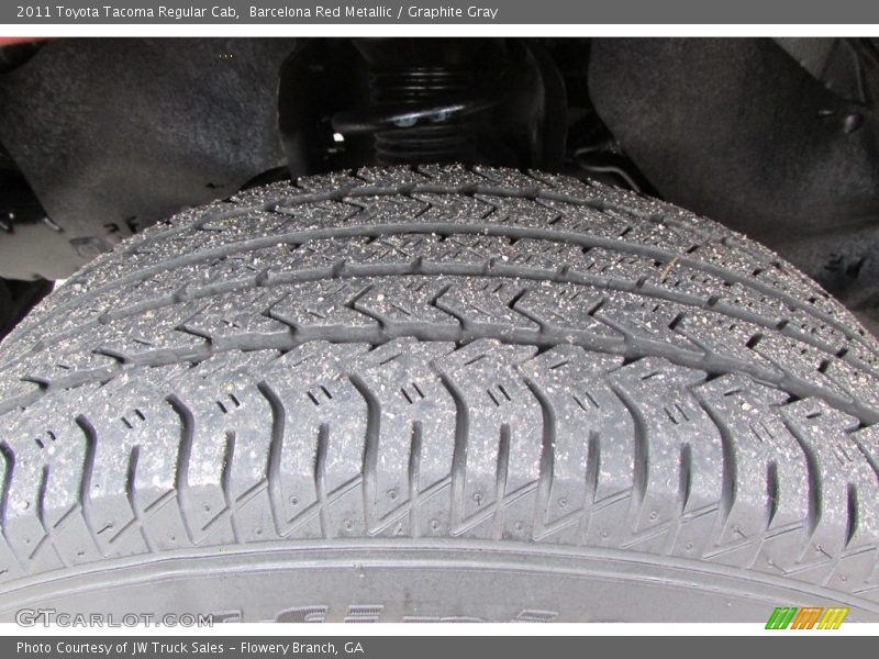 Barcelona Red Metallic / Graphite Gray 2011 Toyota Tacoma Regular Cab