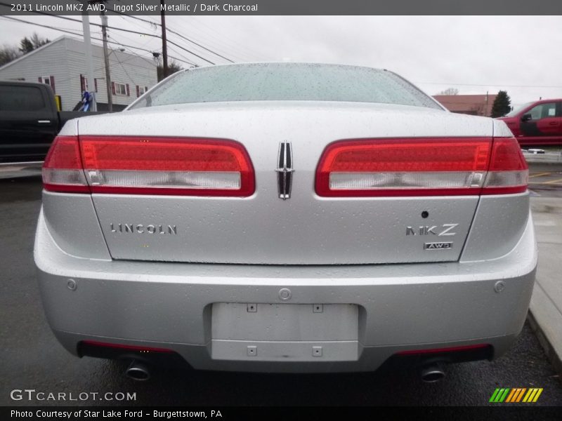 Ingot Silver Metallic / Dark Charcoal 2011 Lincoln MKZ AWD