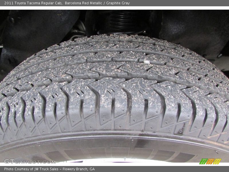 Barcelona Red Metallic / Graphite Gray 2011 Toyota Tacoma Regular Cab