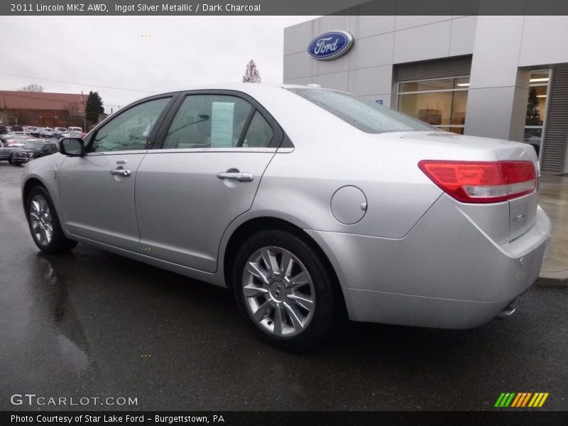 Ingot Silver Metallic / Dark Charcoal 2011 Lincoln MKZ AWD