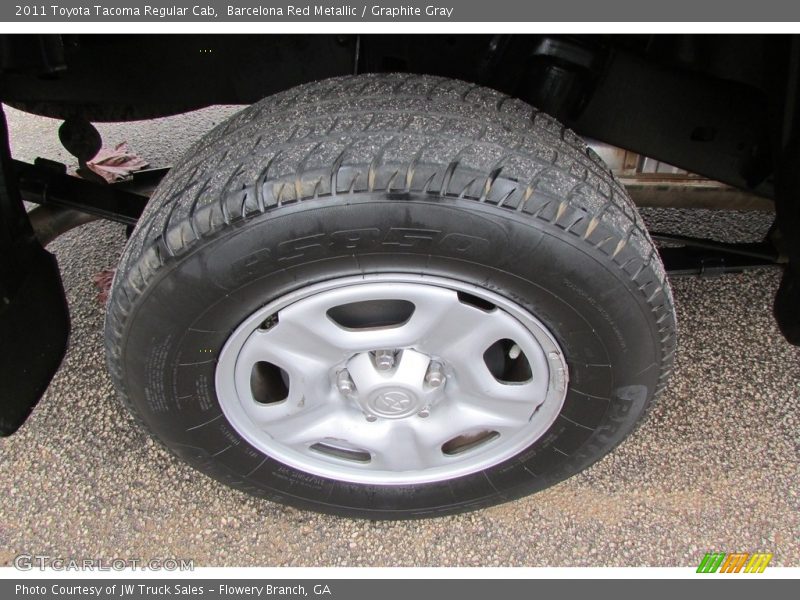 Barcelona Red Metallic / Graphite Gray 2011 Toyota Tacoma Regular Cab