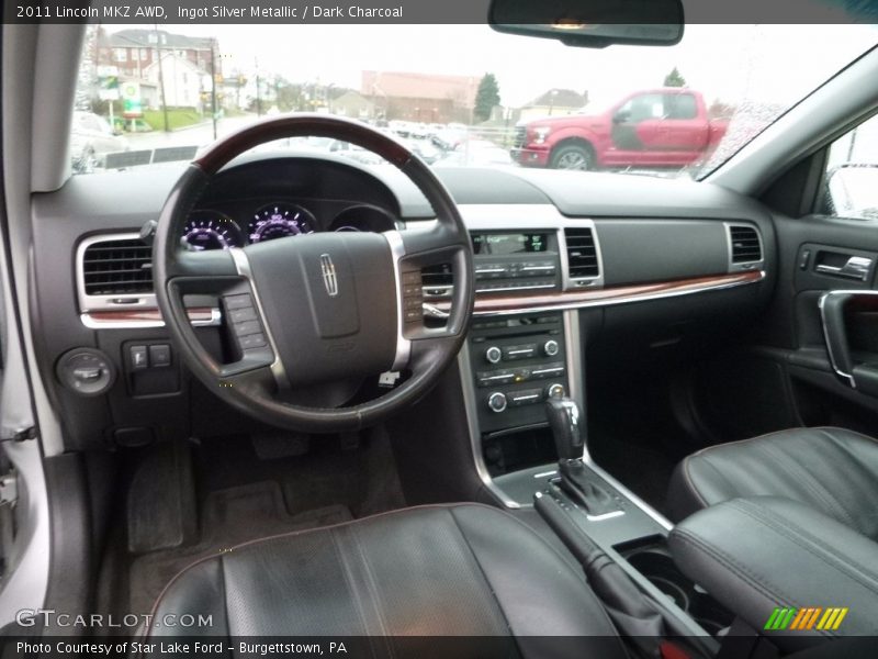 Ingot Silver Metallic / Dark Charcoal 2011 Lincoln MKZ AWD