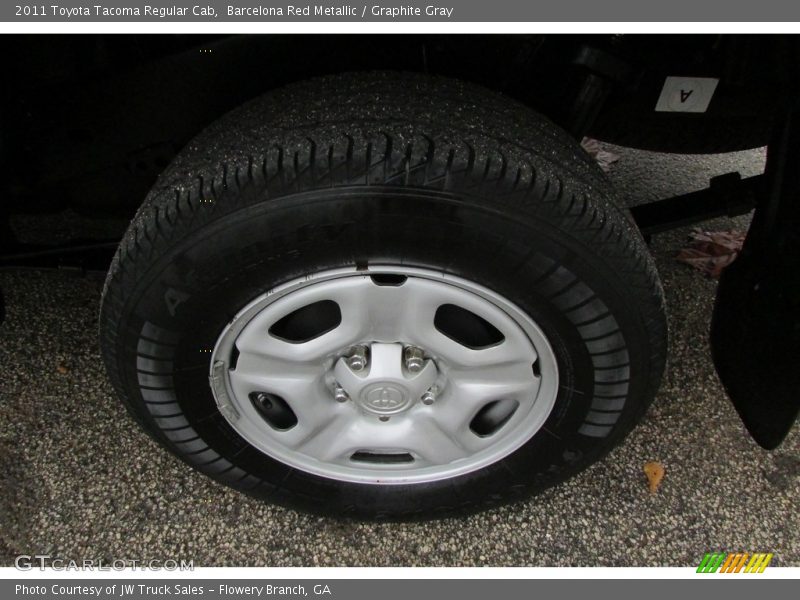 Barcelona Red Metallic / Graphite Gray 2011 Toyota Tacoma Regular Cab