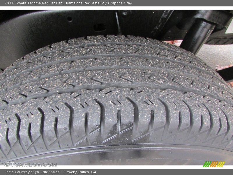 Barcelona Red Metallic / Graphite Gray 2011 Toyota Tacoma Regular Cab