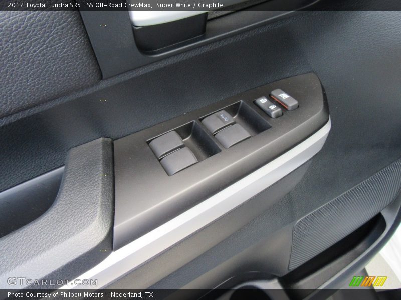 Super White / Graphite 2017 Toyota Tundra SR5 TSS Off-Road CrewMax