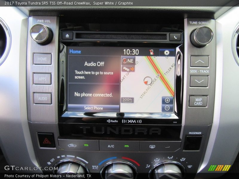 Navigation of 2017 Tundra SR5 TSS Off-Road CrewMax