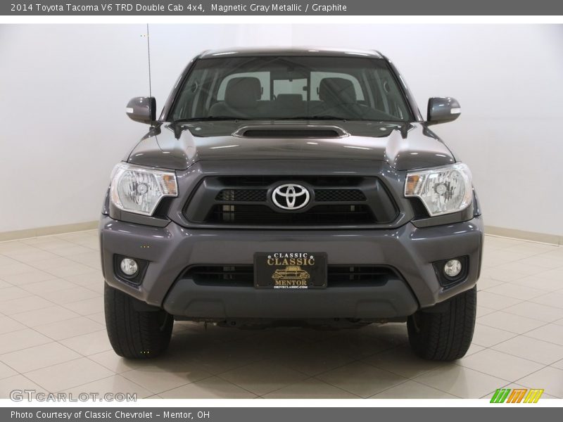 Magnetic Gray Metallic / Graphite 2014 Toyota Tacoma V6 TRD Double Cab 4x4