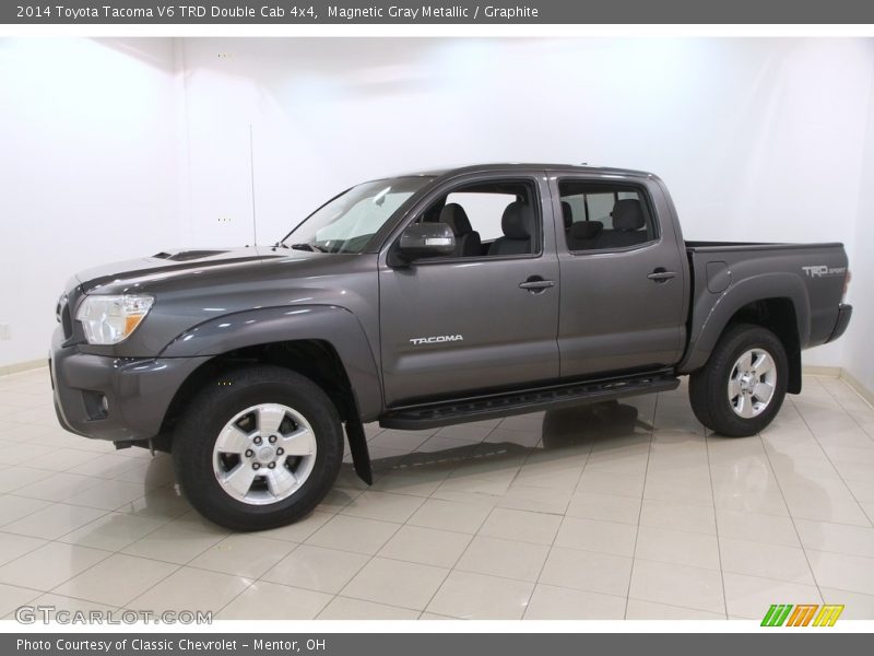 Magnetic Gray Metallic / Graphite 2014 Toyota Tacoma V6 TRD Double Cab 4x4