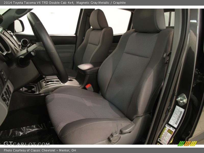 Magnetic Gray Metallic / Graphite 2014 Toyota Tacoma V6 TRD Double Cab 4x4
