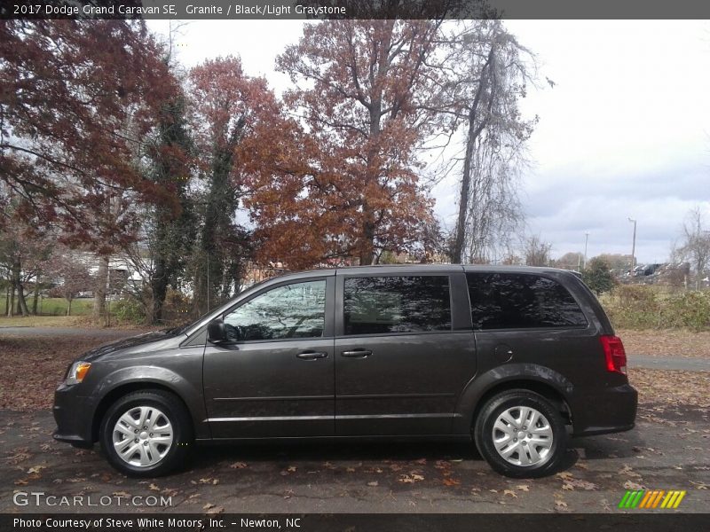 Granite / Black/Light Graystone 2017 Dodge Grand Caravan SE