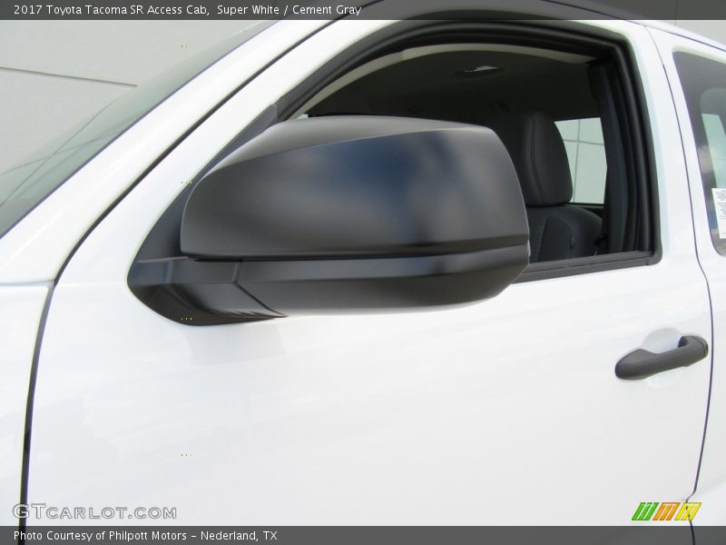 Super White / Cement Gray 2017 Toyota Tacoma SR Access Cab