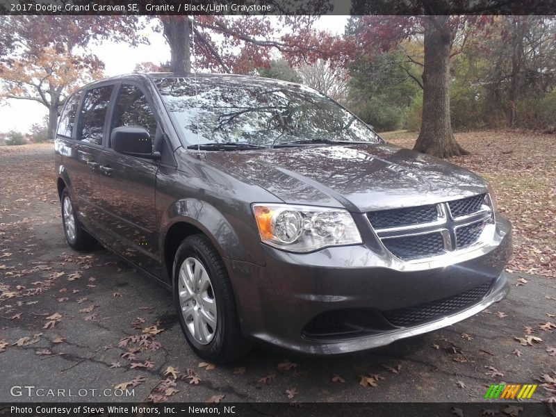 Granite / Black/Light Graystone 2017 Dodge Grand Caravan SE