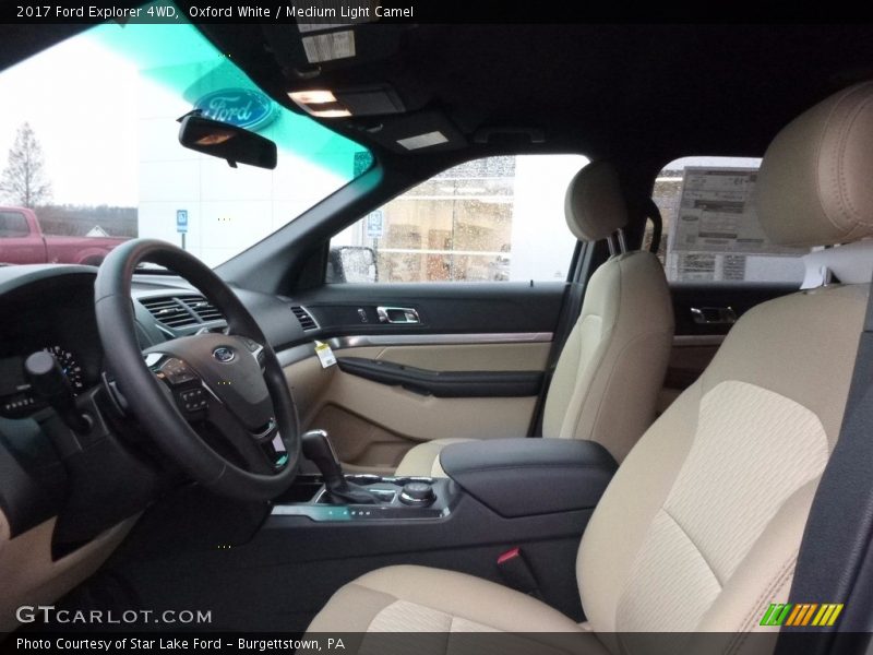  2017 Explorer 4WD Medium Light Camel Interior