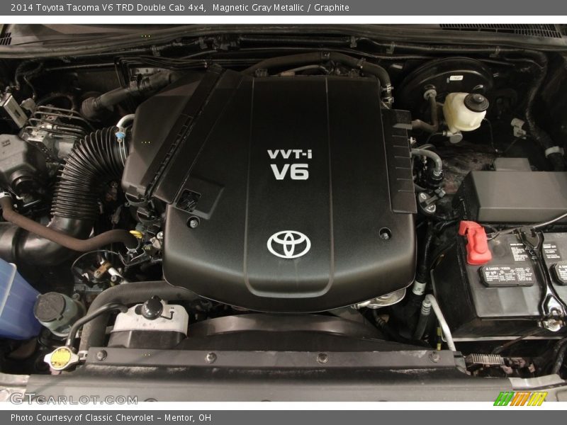 Magnetic Gray Metallic / Graphite 2014 Toyota Tacoma V6 TRD Double Cab 4x4