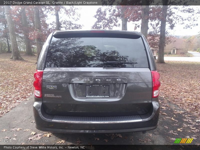 Granite / Black/Light Graystone 2017 Dodge Grand Caravan SE