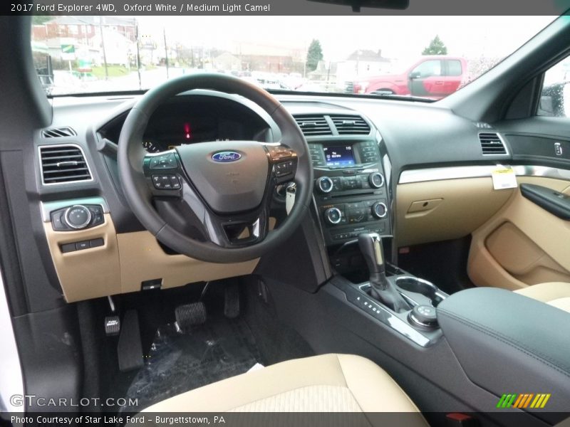  2017 Explorer 4WD Medium Light Camel Interior