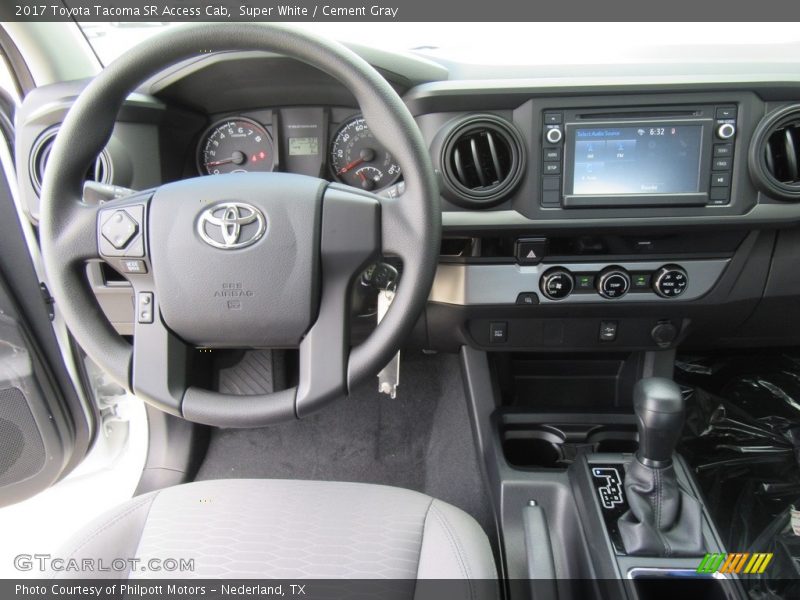 Dashboard of 2017 Tacoma SR Access Cab