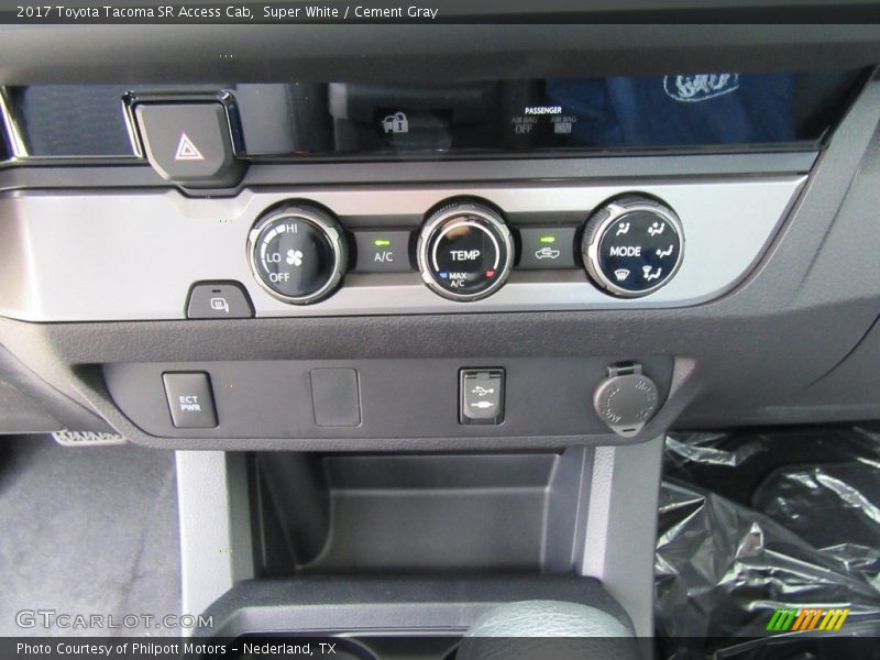 Controls of 2017 Tacoma SR Access Cab