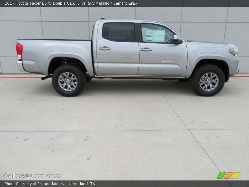  2017 Tacoma SR5 Double Cab Silver Sky Metallic