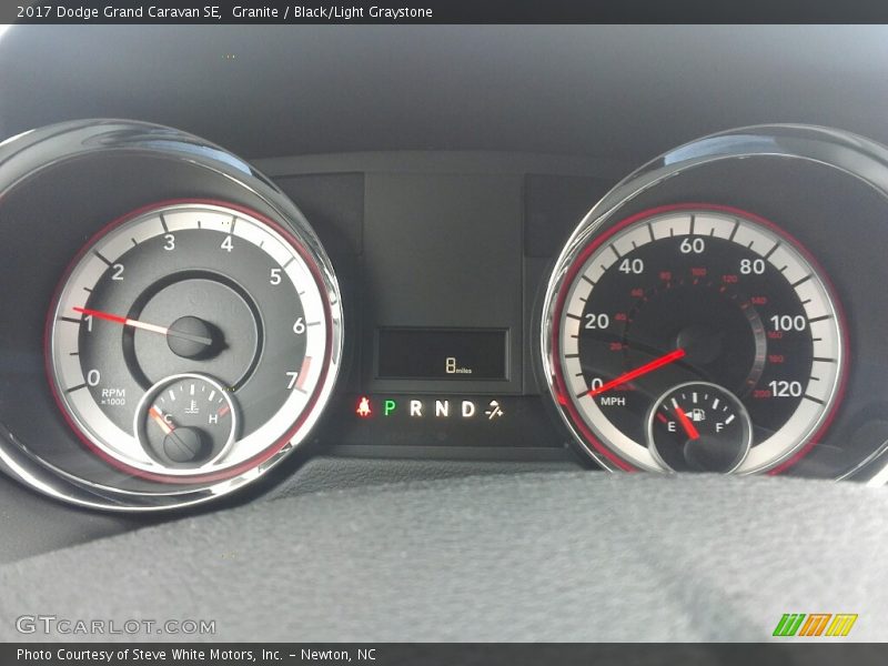 Granite / Black/Light Graystone 2017 Dodge Grand Caravan SE