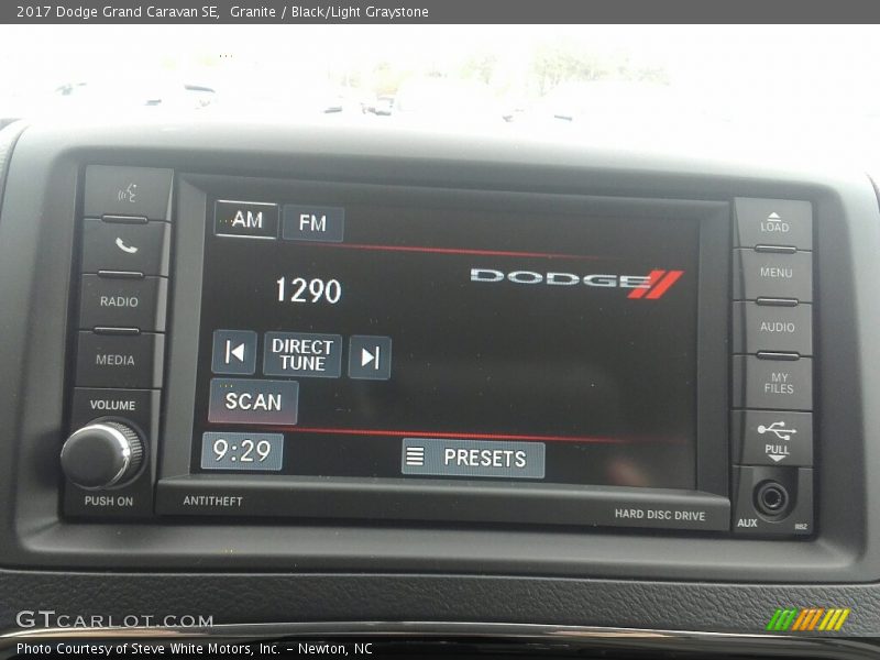 Granite / Black/Light Graystone 2017 Dodge Grand Caravan SE