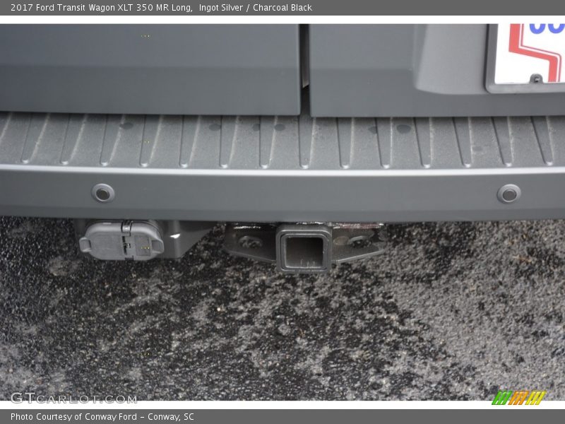 Ingot Silver / Charcoal Black 2017 Ford Transit Wagon XLT 350 MR Long