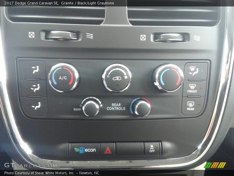 Granite / Black/Light Graystone 2017 Dodge Grand Caravan SE