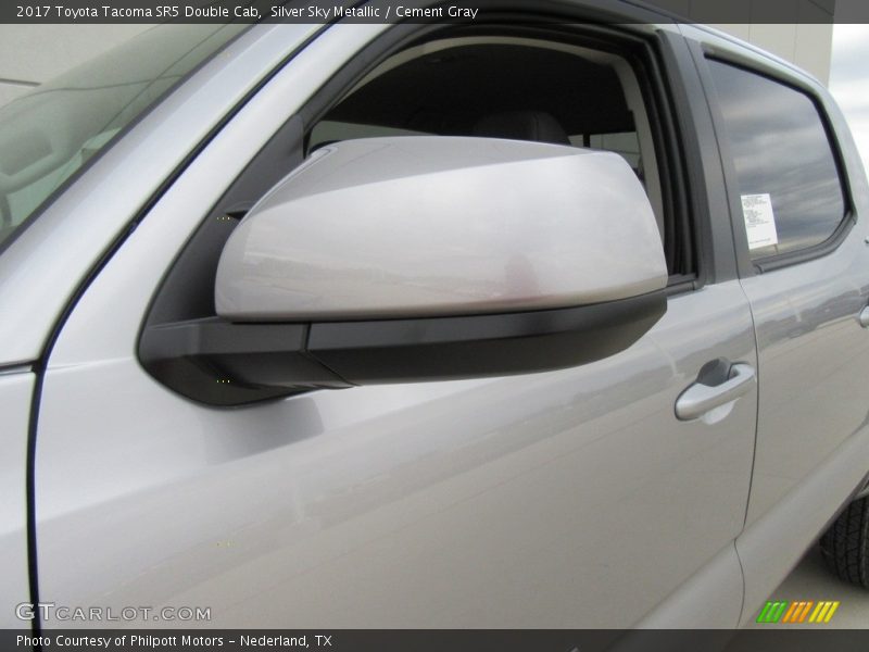 Silver Sky Metallic / Cement Gray 2017 Toyota Tacoma SR5 Double Cab