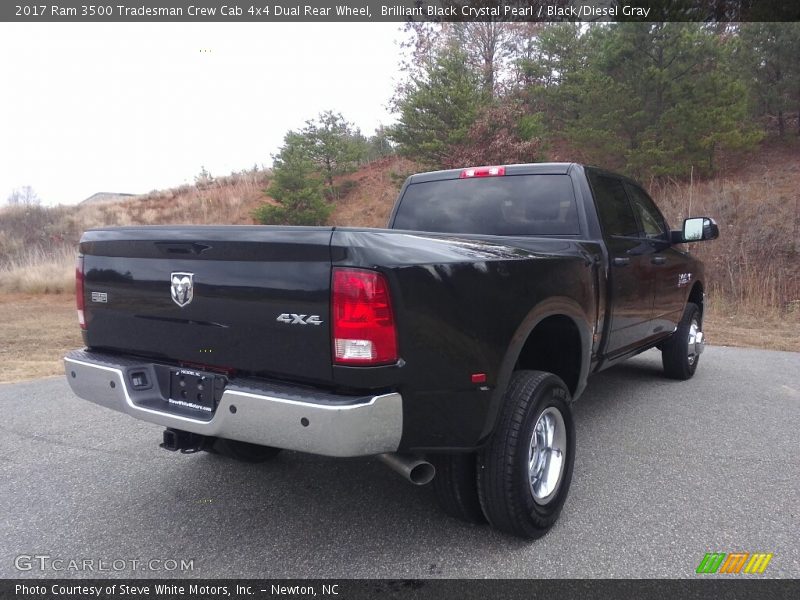 Brilliant Black Crystal Pearl / Black/Diesel Gray 2017 Ram 3500 Tradesman Crew Cab 4x4 Dual Rear Wheel